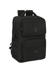 MOCHILA 2 BOLSILLOS PORTATIL 15,6''+USB REAL MADRID PREMI...