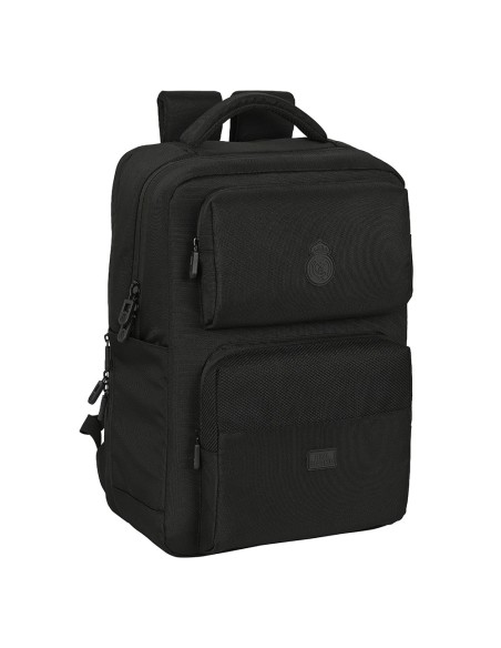 MOCHILA 2 BOLSILLOS PORTATIL 15,6''+USB REAL MADRID PREMI...