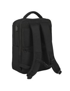 MOCHILA 2 BOLSILLOS PORTATIL 15,6''+USB REAL MADRID PREMI... 2