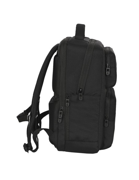 MOCHILA 2 BOLSILLOS PORTATIL 15,6''+USB REAL MADRID PREMI...