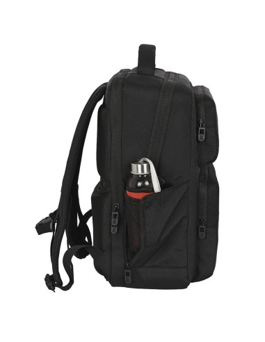 MOCHILA 2 BOLSILLOS PORTATIL 15,6''+USB REAL MADRID PREMI...