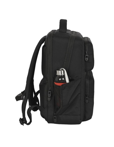 MOCHILA 2 BOLSILLOS PORTATIL 15,6''+USB REAL MADRID PREMI...