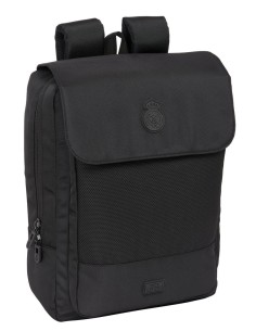 MOCHILA CON SOLAPA PORTATIL 13,3''+USB REAL MADRID PREMIU...