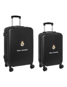 SET 2 TROLLEYS CABINA 20"+ MEDIANO 24" REAL MADRID 2 EQUI...
