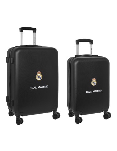 SET 2 TROLLEYS CABINA 20"+ MEDIANO 24" REAL MADRID 2 EQUI...