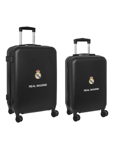 SET 2 TROLLEYS CABINA 20"+ MEDIANO 24" REAL MADRID 2 EQUI...