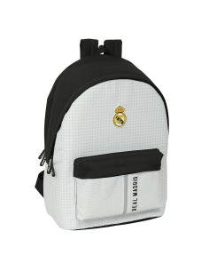 MOCHILA DOBLE PARA PORTATIL 15,6"+USB REAL MADRID 1ª EQUI...