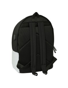 MOCHILA DOBLE PARA PORTATIL 15,6"+USB REAL MADRID 1ª EQUI... 2