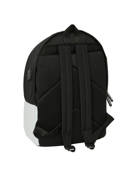 MOCHILA DOBLE PARA PORTATIL 15,6"+USB REAL MADRID 1ª EQUI...