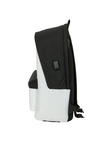 MOCHILA DOBLE PARA PORTATIL 15,6"+USB REAL MADRID 1ª EQUI...