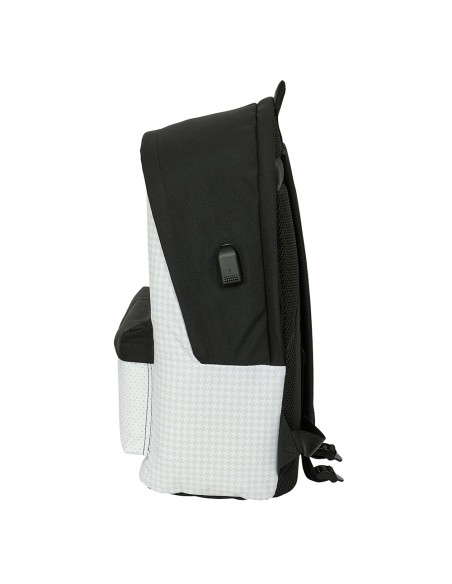 MOCHILA DOBLE PARA PORTATIL 15,6"+USB REAL MADRID 1ª EQUI...