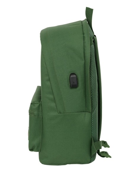 MOCHILA DOBLE PARA PORTATIL 15,6"+USB REAL MADRID CHICA C...