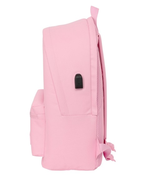 MOCHILA DOBLE PARA PORTATIL 15,6"+USB REAL MADRID CHICA R...