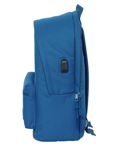 MOCHILA DOBLE PARA PORTATIL 15,6"+USB REAL MADRID CHICA A...