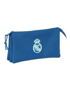PORTATODO TRIPLE REAL MADRID CHICA AZUL Portatodo Estuche...