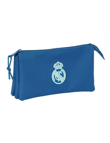 PORTATODO TRIPLE REAL MADRID CHICA AZUL Portatodo Estuche...