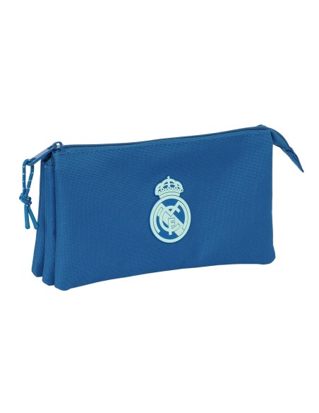 PORTATODO TRIPLE REAL MADRID CHICA AZUL Portatodo Estuche...