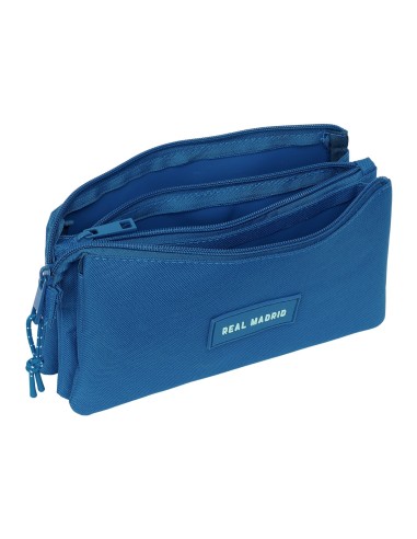 PORTATODO TRIPLE REAL MADRID CHICA AZUL Portatodo Estuche...