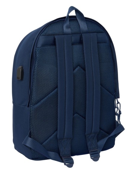 MOCHILA DOBLE PARA PORTATIL 15,6"+USB REAL MADRID CHICA M...