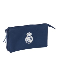 PORTATODO TRIPLE REAL MADRID CHICA MARINO Portatodo Estuc...