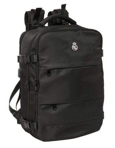MOCHILA VIAJE CABINA PORTATIL 15,6'' REAL MADRID NEGRA Mo...