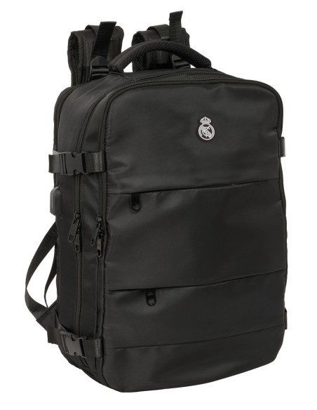 MOCHILA VIAJE CABINA PORTATIL 15,6'' REAL MADRID NEGRA Mo...