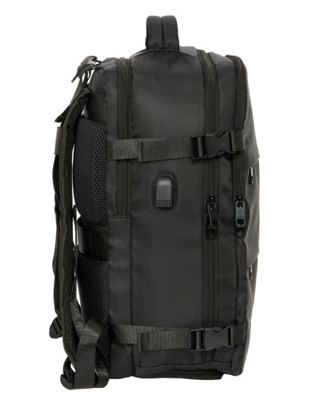 MOCHILA VIAJE CABINA PORTATIL 15,6'' REAL MADRID NEGRA Mo...