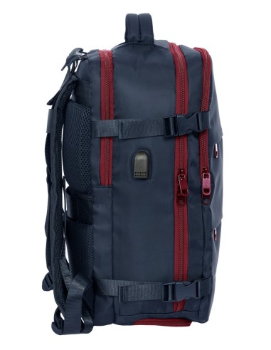 MOCHILA VIAJE CABINA PORTATIL 15,6'' F.C.BARCELONA AZUL M...