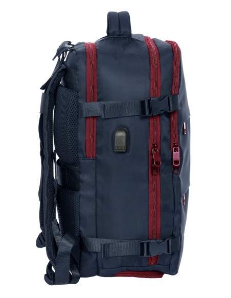 MOCHILA VIAJE CABINA PORTATIL 15,6'' F.C.BARCELONA AZUL M...