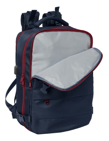 MOCHILA VIAJE CABINA PORTATIL 15,6'' F.C.BARCELONA AZUL M...
