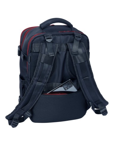 MOCHILA VIAJE CABINA PORTATIL 15,6'' F.C.BARCELONA AZUL M...