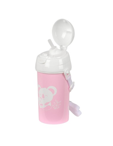 BOTELLA 500ml APERTURA AUTOM. CON PAJITA SAFTA PREESCOLAR...