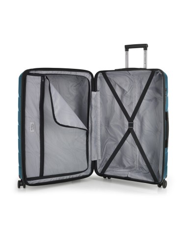 Maleta Trolley Grande Gabol Origami Turquesa Maletas Gran...