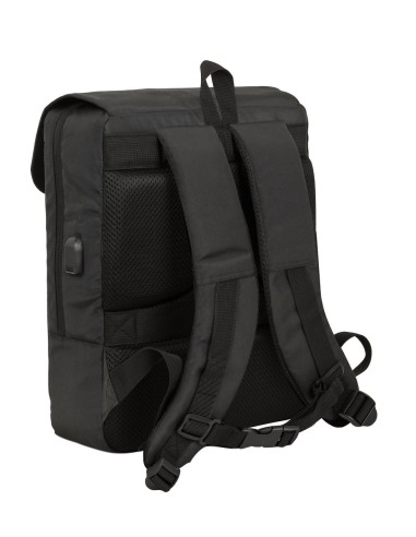 MOCHILA CON SOLAPA PORTATIL 13,3''+USB F.C.BARCELONA PREM...