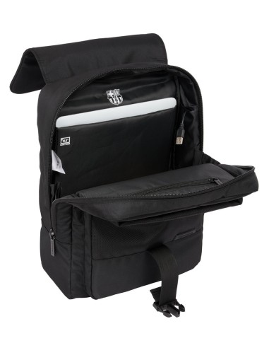 MOCHILA CON SOLAPA PORTATIL 13,3''+USB F.C.BARCELONA PREM...
