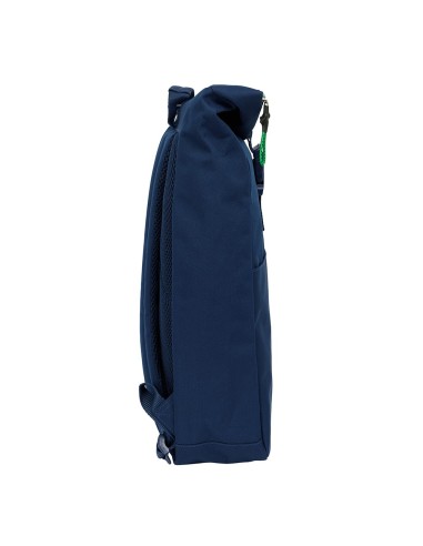 MOCHILA SOLAPA PARA PORTATIL 15,6'' BENETTON "GREEN" Nuev...