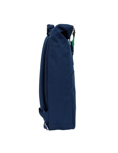 MOCHILA SOLAPA PARA PORTATIL 15,6'' BENETTON "GREEN" Nuev...