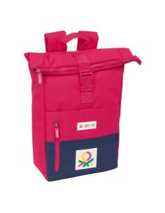 MOCHILA SOLAPA PARA PORTATIL 15,6'' BENETTON "CHERRY" Nue...