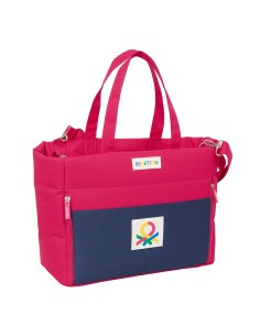 BOLSO CON BOLSILLO PARA PORTATIL 14,1'' BENETTON "CHERRY"...