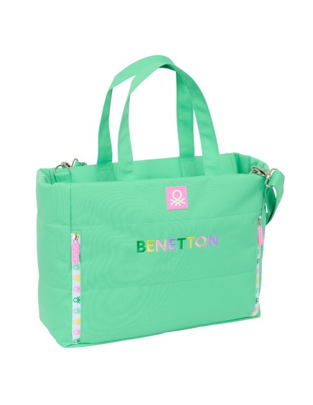 BOLSO CON BOLSILLO PARA PORTATIL 14,1'' BENETTON "MINT" B...