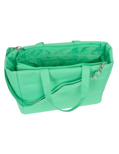 BOLSO CON BOLSILLO PARA PORTATIL 14,1'' BENETTON "MINT" B...