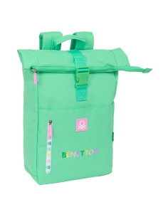 MOCHILA SOLAPA PARA PORTATIL 15,6'' BENETTON "MINT" Nuevo...