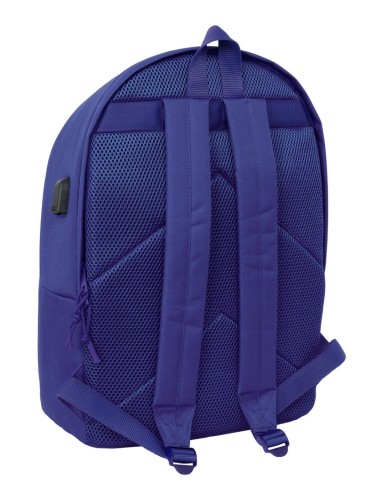 MOCHILA DOBLE PARA PORTATIL 15,6"+USB ATCO. DE MADRID TEEN DARK BLUE