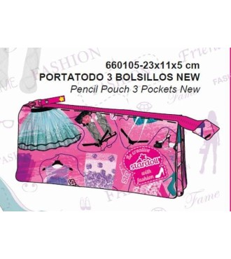 Portatodo triple Stardoll Fashion 1 Rosa