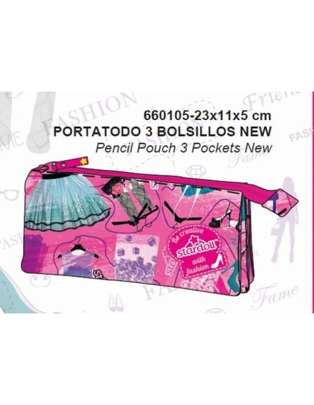 Portatodo triple Stardoll Fashion 1 Rosa