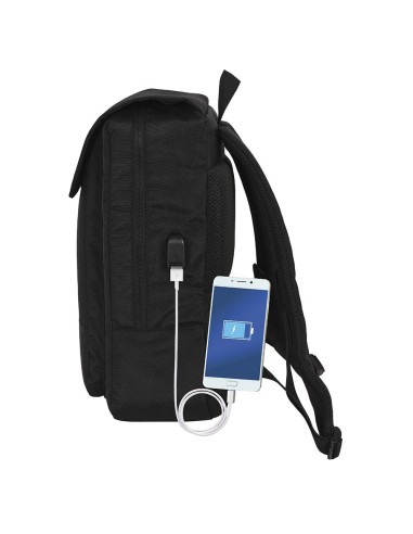 MOCHILA CON SOLAPA PORTATIL 13,3''+USB REAL BETIS BALOMPI...