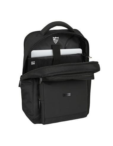 MOCHILA 2 BOLSILLOS PORTATIL 15,6''+USB SEVILLA FC "PREMI...