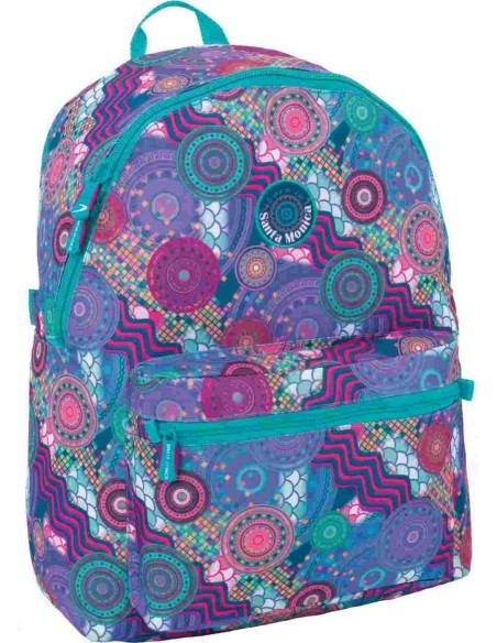 Mochila Teen Escolar Mosaic Mochila Teen Escolar Mosaic