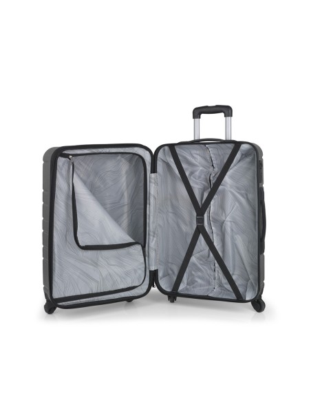 Maleta Trolley Mediana Gabol Zero Gris Maletas Medianas |...