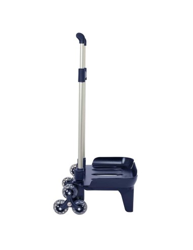 CARRO POR. PLE. TRIPLE RUEDA AZUL MARINO Carros Porta Moc...